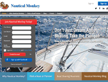 Tablet Screenshot of nauticalmonkey.com